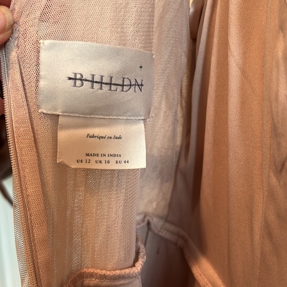 BHLDN Isabel Maxi Dress Sequins in Cream Size 12 NWT - Picture 10 of 16